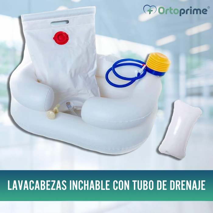 Lavacabezas Hinchable Portátil Pack Completo
