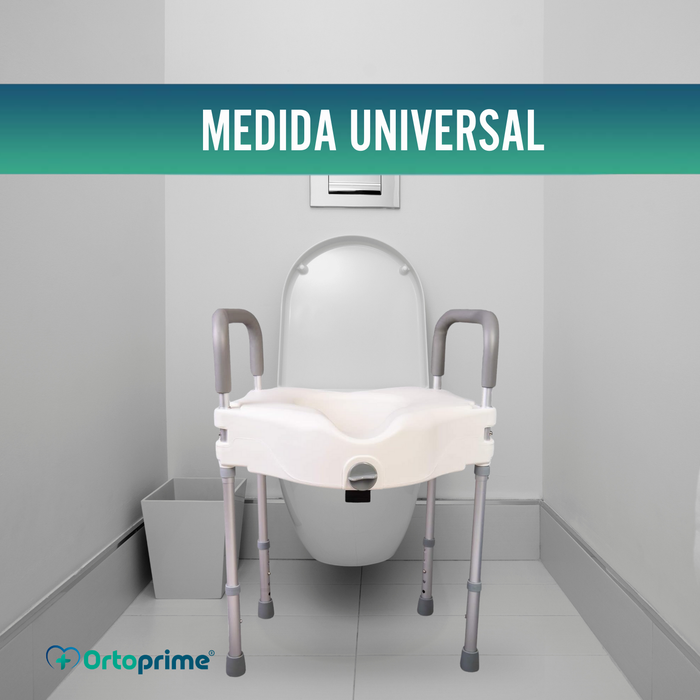 Elevador WC 12cm con patas | Universal