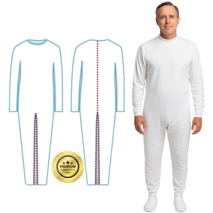 Pijama Antipañal Manga Larga | Pijama Doble Cremallera Unisex