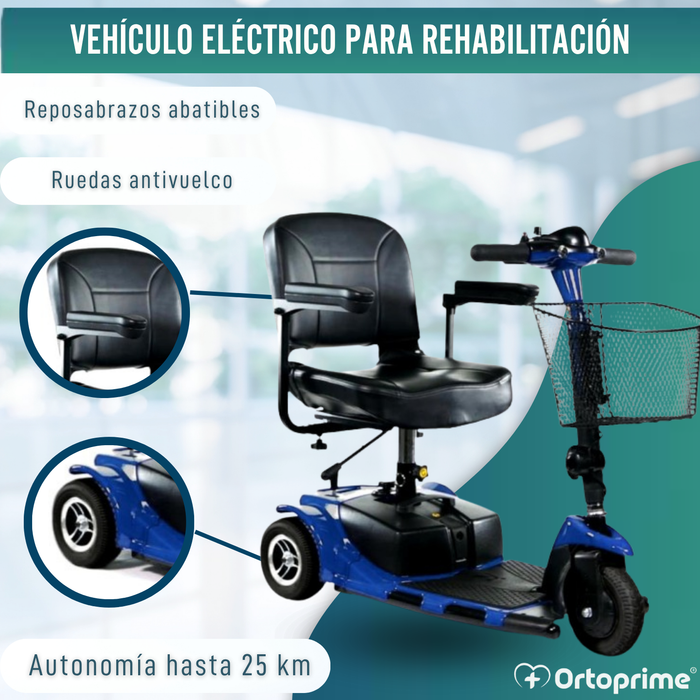 Scooter Eléctrico con Sistema Stand Up | 3 Ruedas