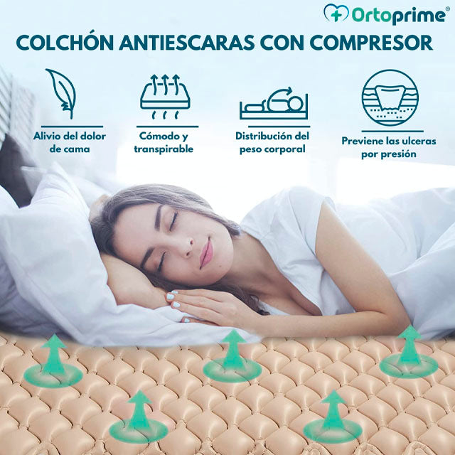 Colchón Antiescaras con Compresor CONFORT CARE