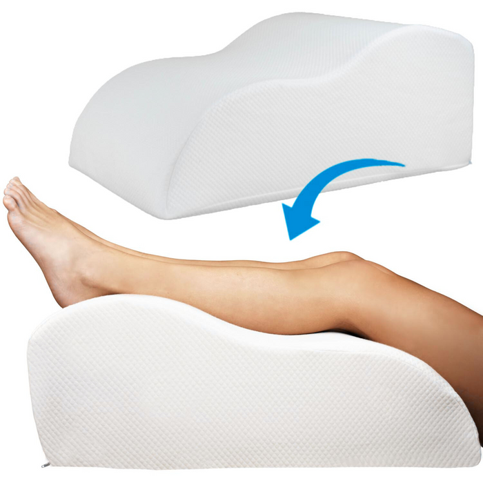 Cojín Reposapiernas Viscoelástico | Almohada Vascular Efecto Memoria