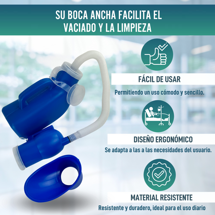 Orinal Portátil Unisex 1200ml para Adultos y Niños