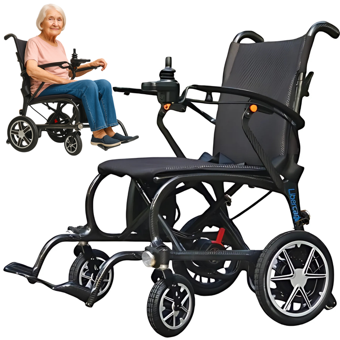 Silla Eléctrica para Minusválido Compacta | Fibra de Carbono