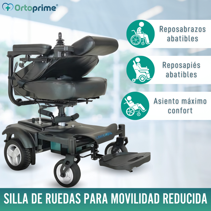 Silla de Ruedas Eléctrica Desmontable con Joystick Digital