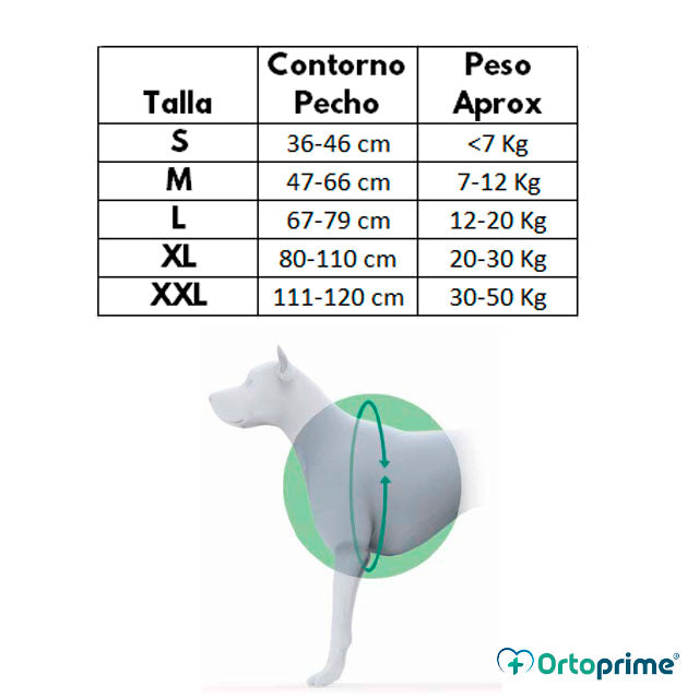 tallas-arnes-de-perro-ortoprime