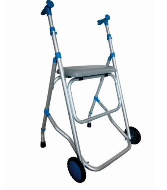Andador de Aluminio Plegable con Asiento