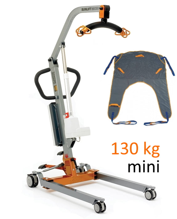 Grúa de Traslado Eléctrica con Arnés | 130 kg Mini