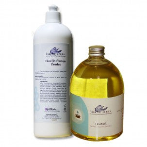 Pack Masaje: Crema Masaje Neutra Kinefis 1L + Aceite Masaje Neutro 500 ml - OrtoPrime