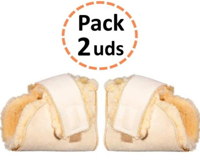 Patucos Antiescaras Lambskin Premium Par Izquierdo y Derecho