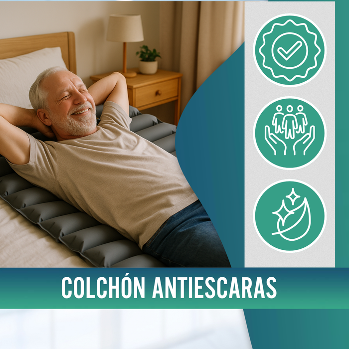 Colchón Antiescaras Cama 90x190x10cm | Colchón Escaras 12 Celdas