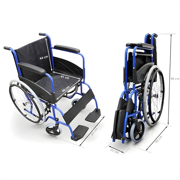 Silla de Ruedas Plegable Basic | Movilidad Reducida