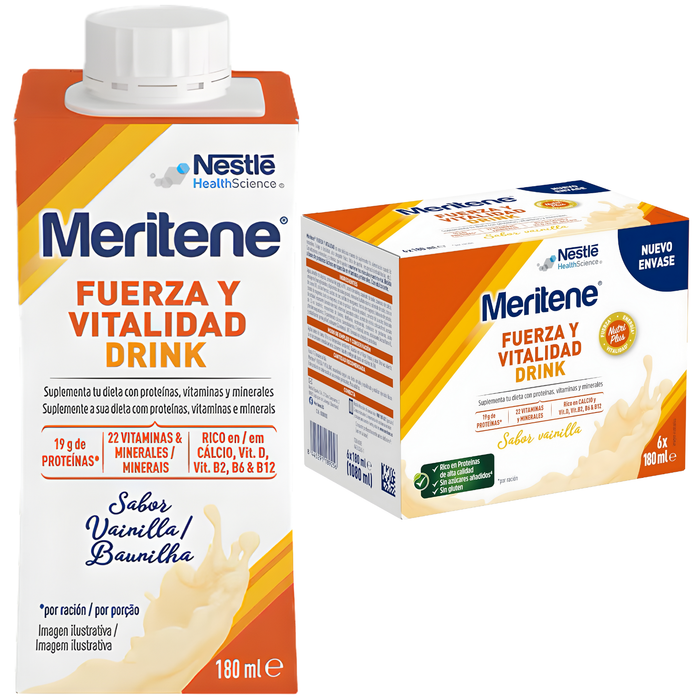 Meritene Pack 6 Botellas Complemento Alimenticio | 2 Sabores