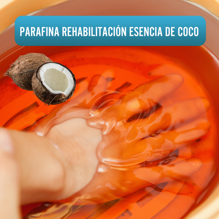 Parafina Antioxidante de Rehabilitación para Manos y Pies | Coco