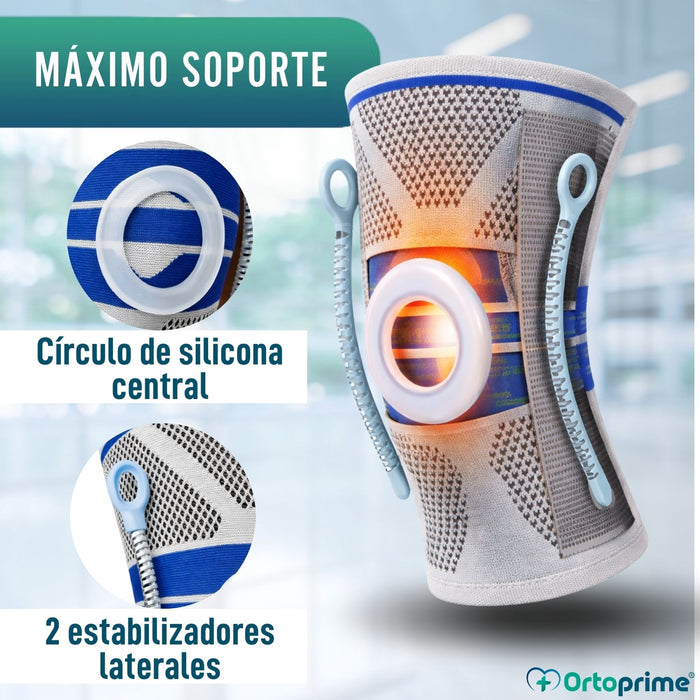 Rodillera Ajustable Menisco y Ligamento Protector de Rótula