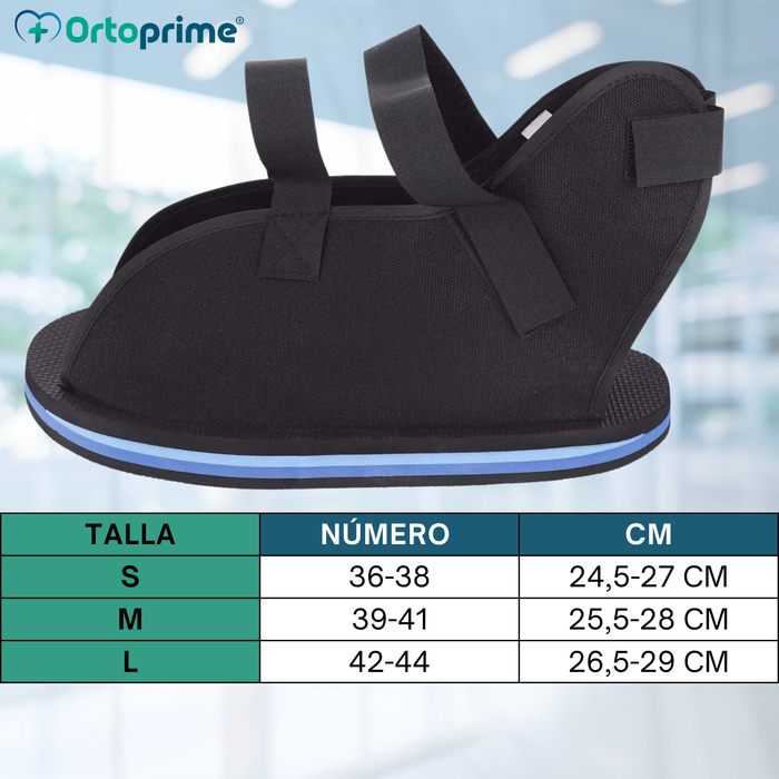 Zapato Postoperatorio Bilateral | Calzado Ortopédico Suela Semirrígida
