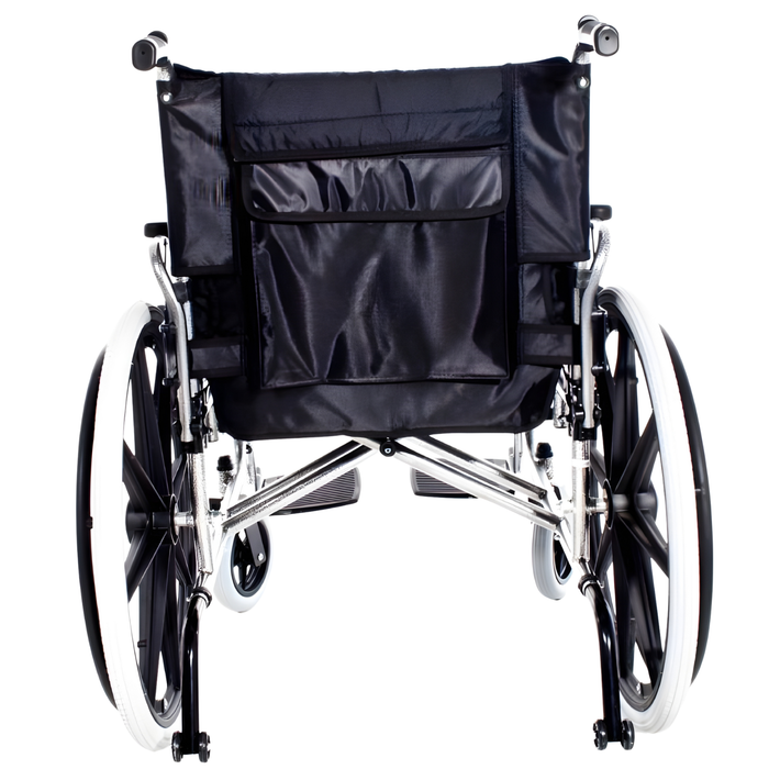 Silla de Ruedas Plegable Acero | Ancho Especial XXL