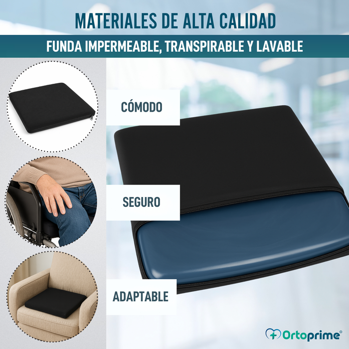 Cojín Antiescaras Flotación Líquida | Cojines Antiescaras Premium