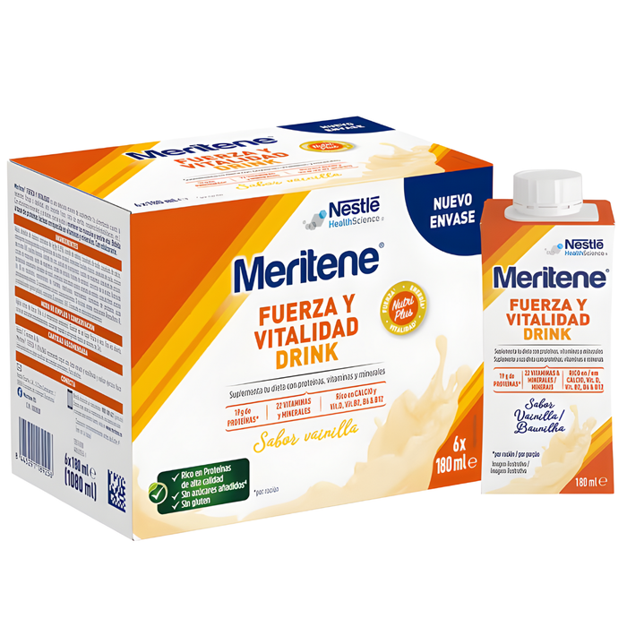 Meritene Pack 6 Botellas Complemento Alimenticio | 2 Sabores