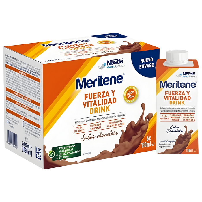Meritene Pack 6 Botellas Complemento Alimenticio | 2 Sabores