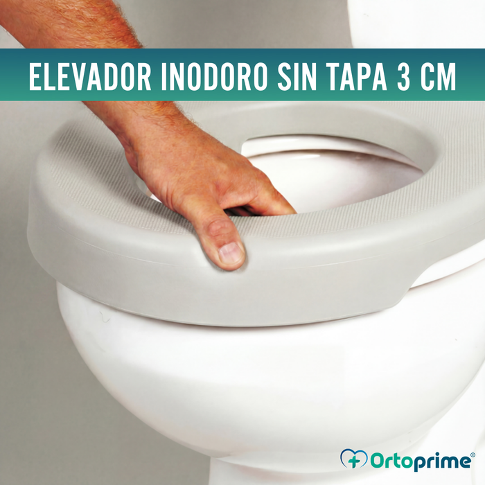 Elevador WC Blando 3 cm Gris