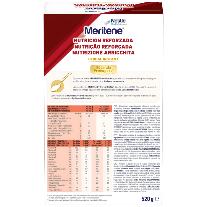 Meritene Cereales con Proteínas para 13 raciones | Multifruta