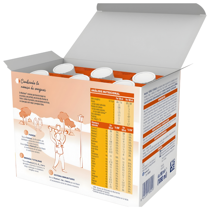 Meritene Pack 6 Botellas Complemento Alimenticio | 2 Sabores