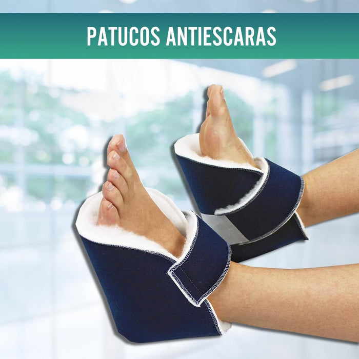 Patucos Antiescaras Suaves Par Izquierdo y Derecho