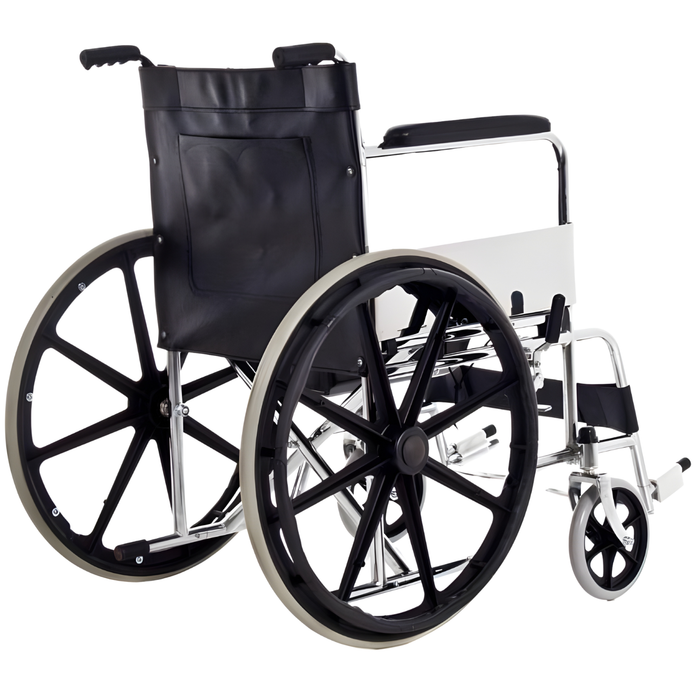 Silla de Ruedas con Asiento WC acolchado