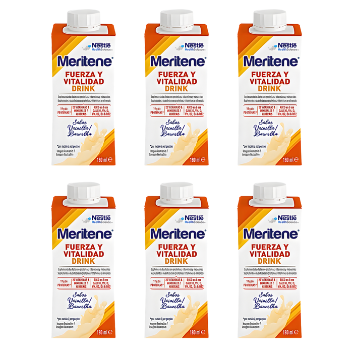 Meritene Pack 6 Botellas Complemento Alimenticio | 2 Sabores