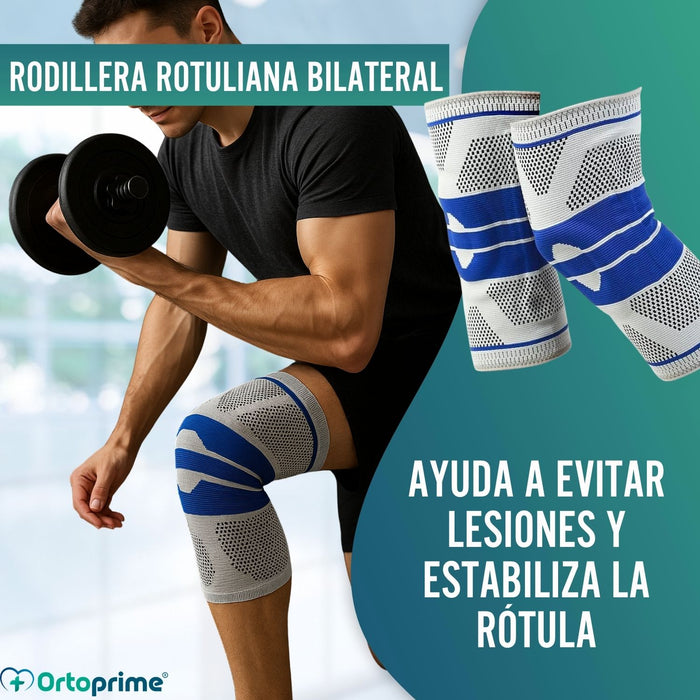 Rodillera Ajustable Menisco y Ligamento Protector de Rótula