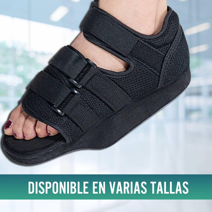 Zapato Postquirúrgico Bilateral Ajustable con Velcro | 3 Tallas