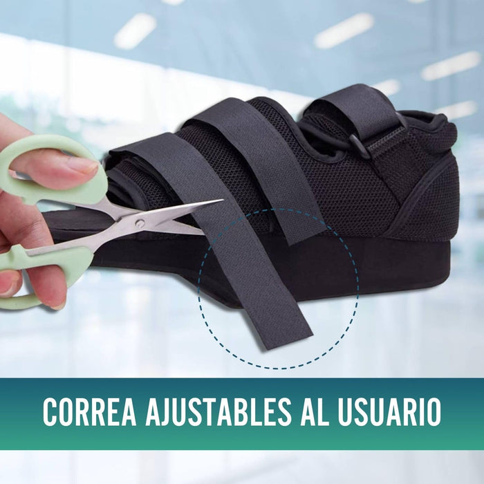 Zapato Postquirúrgico Bilateral Ajustable con Velcro | 3 Tallas