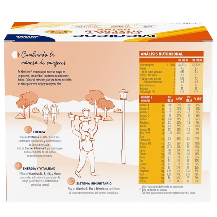 Meritene Pack 6 Botellas Complemento Alimenticio | 2 Sabores