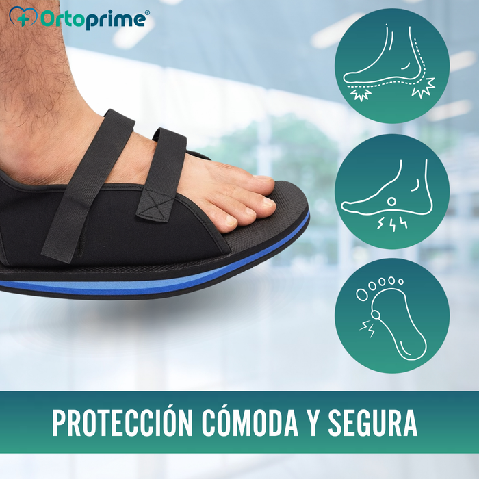 Zapato Postoperatorio Bilateral | Calzado Ortopédico Suela Semirrígida