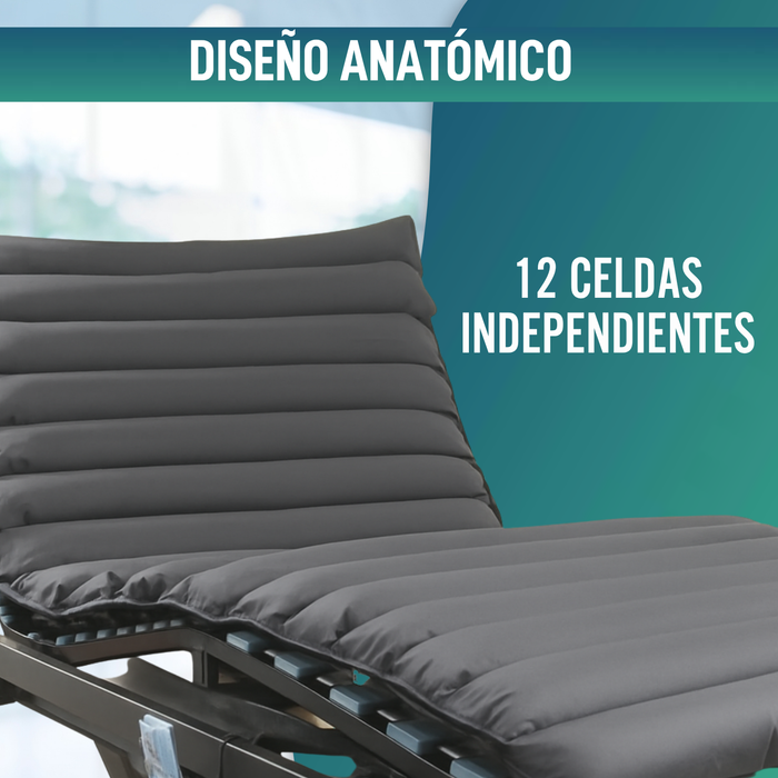 Colchón Antiescaras Cama 90x190x10cm | Colchón Escaras 12 Celdas