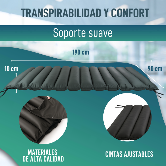 Colchón Antiescaras Cama 90x190x10cm | Colchón Escaras 12 Celdas