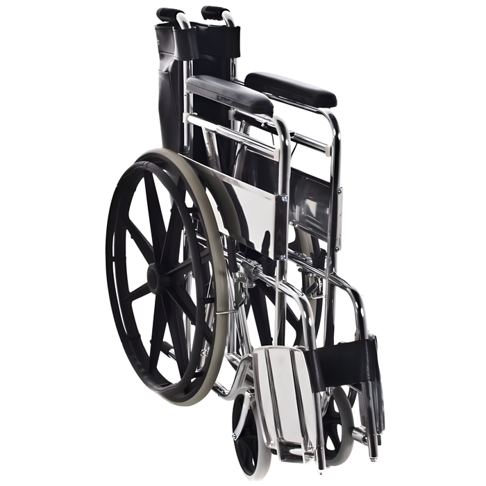 Silla de Ruedas con Asiento WC acolchado