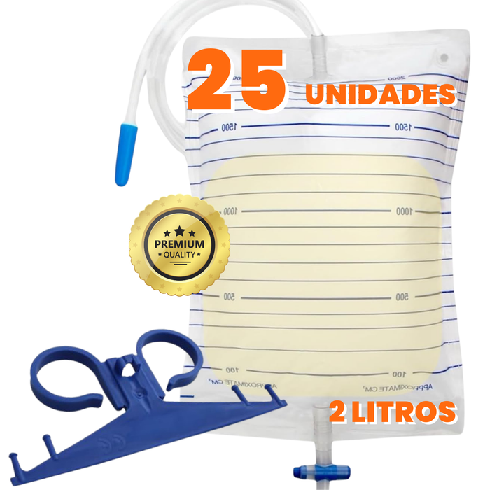 Bolsas de Orina 2L Hombre y Mujer | Pack 25 Unidades