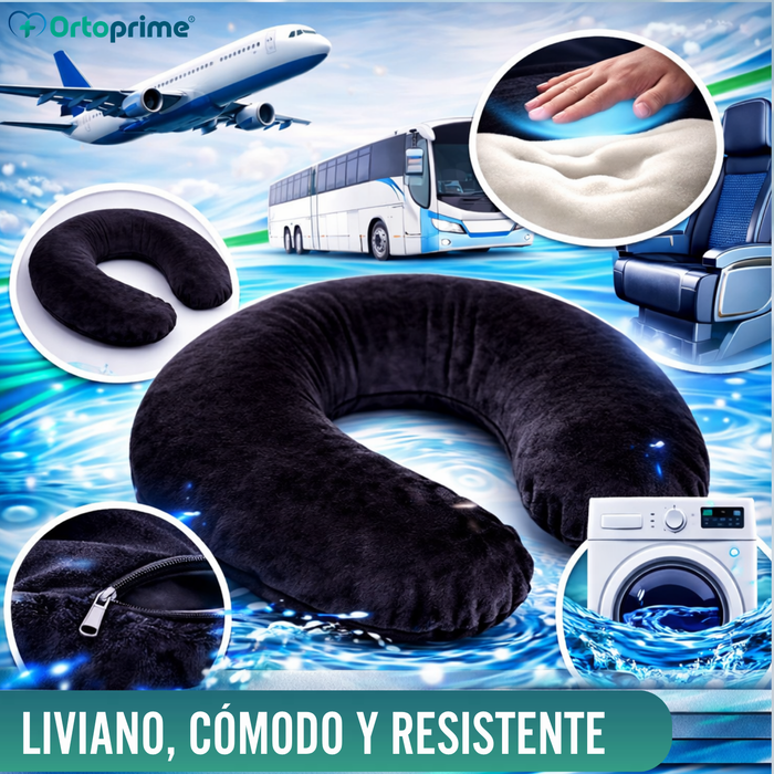 Cojín de Herradura Viscoelástica Anatómica Terciopelo