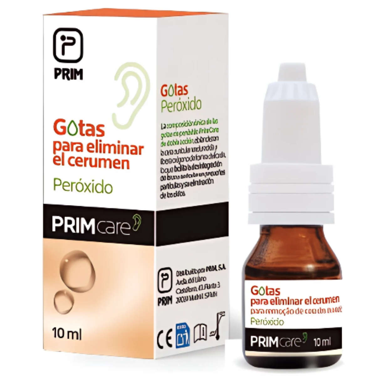Gotas para Eliminar Cerumen de Oídos | Peróxido 10ml — OrtoPrime