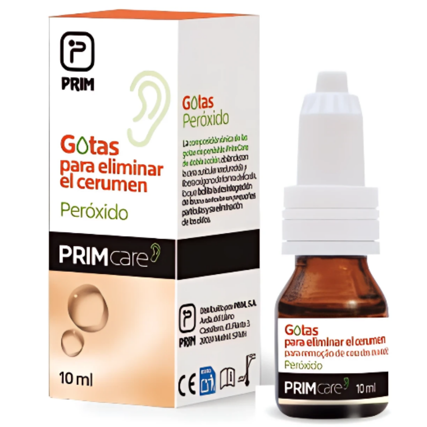 Gotas para Eliminar Cerumen de Oídos | Peróxido 10ml — OrtoPrime