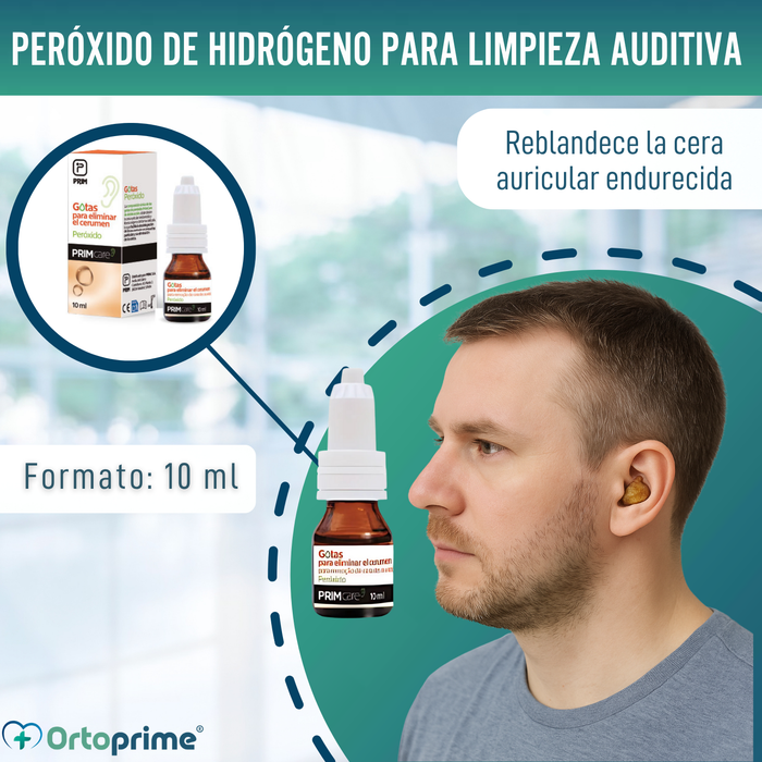 Gotas para Eliminar Cerumen de Oídos | Peróxido 10ml