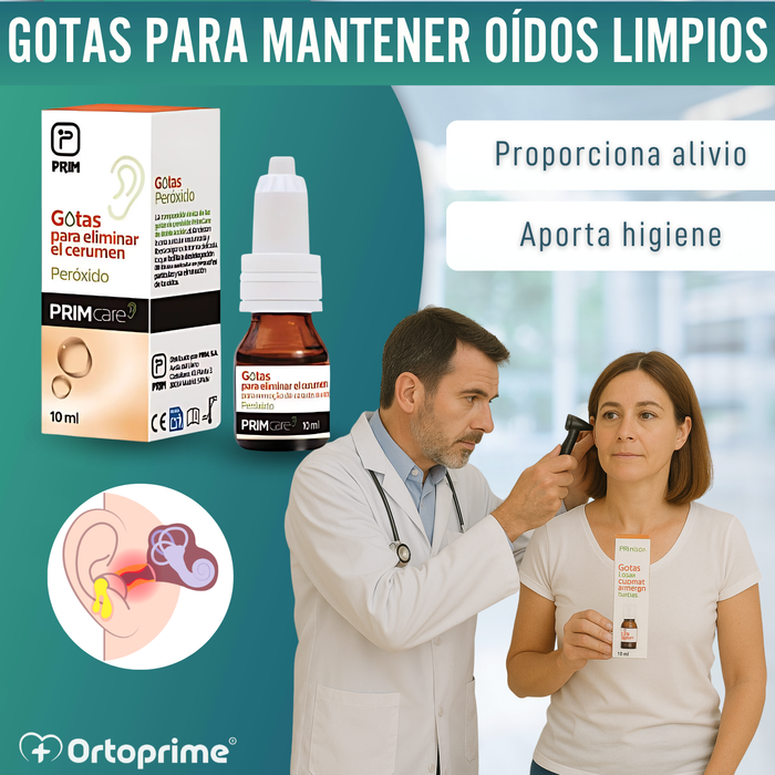 Gotas para Eliminar Cerumen de Oídos | Peróxido 10ml