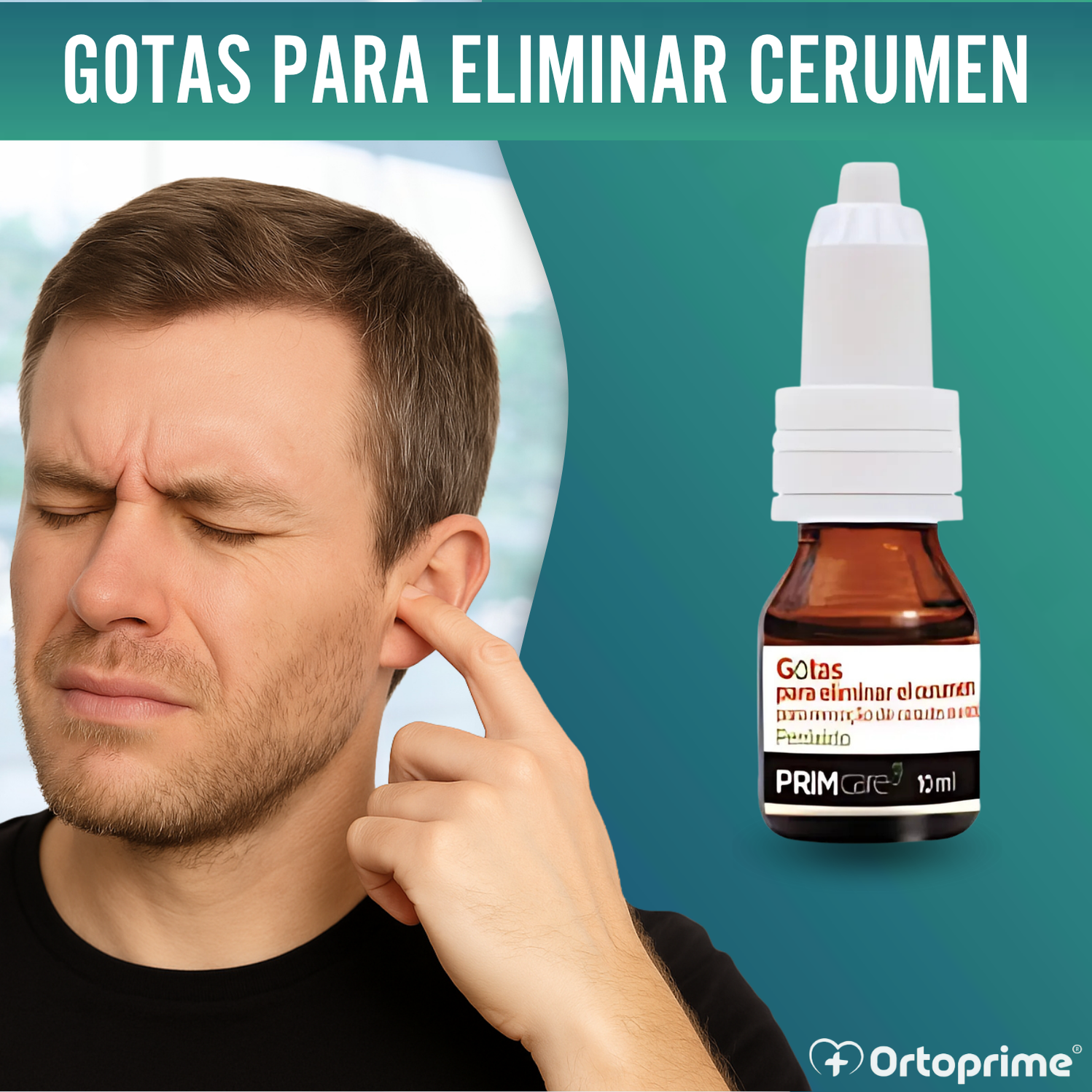 Gotas para Eliminar Cerumen de Oídos | Peróxido 10ml — OrtoPrime