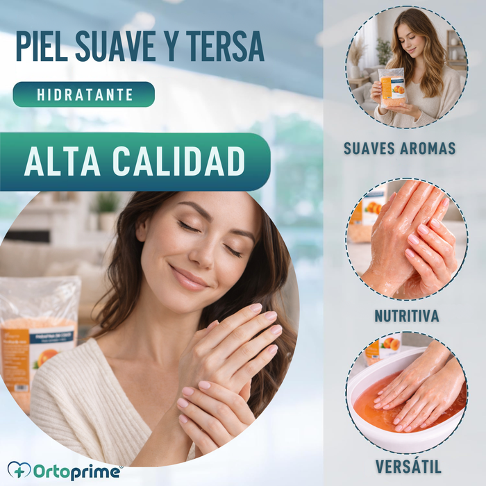 Pack Parafina de Rehabilitación Manos y Pies 3000ml | Melocotón