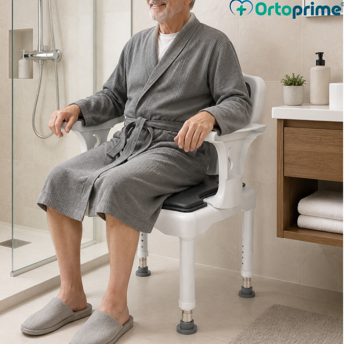 Silla Ducha 3 en 1 Forma de U | Taburete Baño Antideslizante