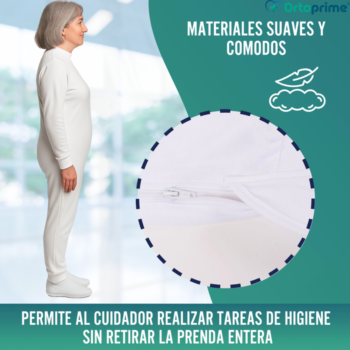 Pijama Antipañal Manga Larga | Pijama Doble Cremallera Unisex