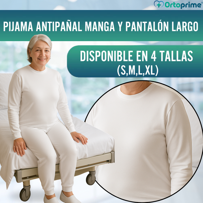 Pijama Antipañal Manga Larga | Pijama Doble Cremallera Unisex