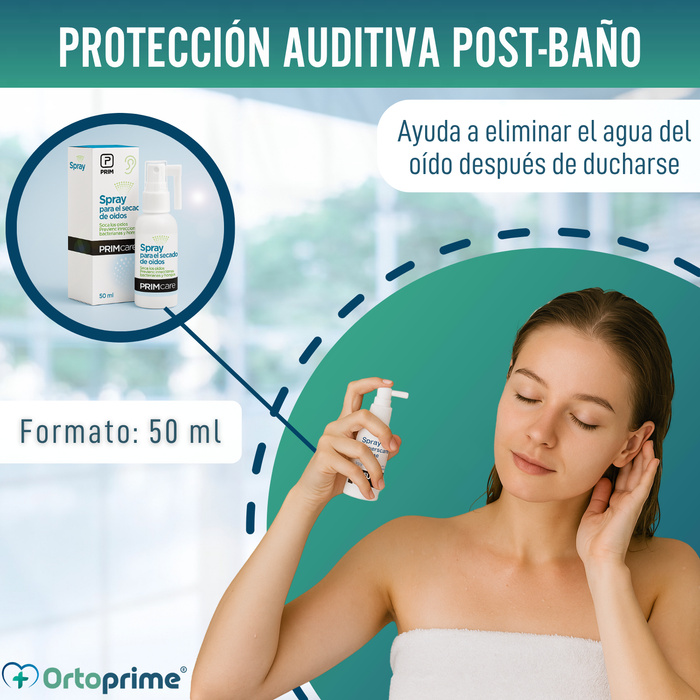 Spray para el Secado de Oídos | Solución de Triple Acción